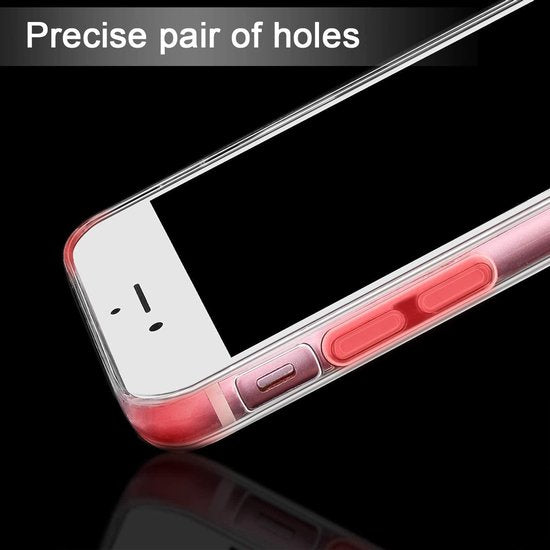 iPhone 7 Plus / 8 Plus Hoesjes – Transparante TPU Siliconen Backcover – Soft Grip – Schokabsorberend-Ilumina Benelux