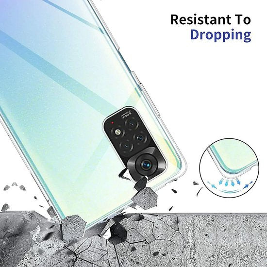 Xiaomi Redmi Note 11 Pro+ 5G Hoesjes – Siliconen Backcover – Flexibel – Transparant – Soft TPU-Ilumina Benelux