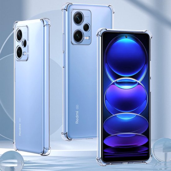 Xiaomi Redmi Note 12 Pro+ Hoesjes – Soft TPU Siliconen Backcover – Schokbestendig – 4G/5G – Transparant-Ilumina Benelux