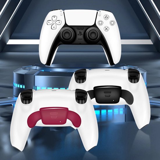 Controller Paddle Remap Kit – Dual Back Button Extension Adapter met Turbo – Geschikt voor PS5 Controller – Rood-Ilumina Benelux