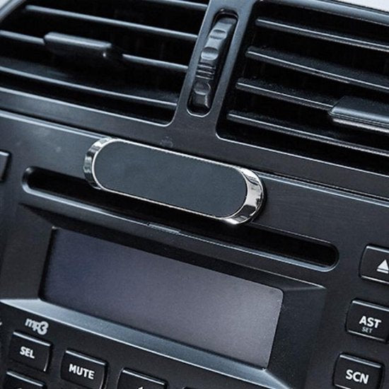 Telefoonhouder auto – Magnetisch Ventilatierooster – Universeel – LuxeBass LB-435 – Grijs-Ilumina Benelux