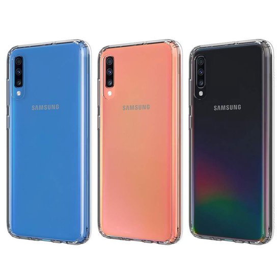 Samsung Galaxy A70/A70S Hoesjes – Transparante Backcover – Schokbestendig – Anti Kras-Ilumina Benelux