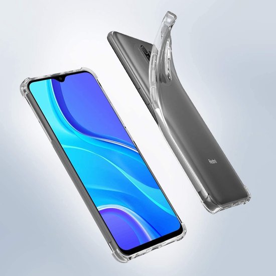 Xiaomi Redmi 9 Hoesjes – Soft TPU Siliconen Backcover – Schokbestendig – Transparant-Ilumina Benelux