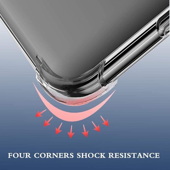 Xiaomi Redmi 9C Hoesjes – Siliconen Backcover – Schokbestendig – Transparant – Met 2x Gehard Glas Screenprotector-Ilumina Benelux