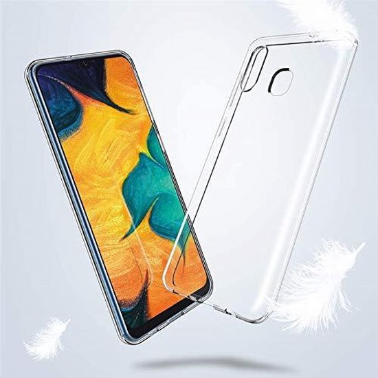 Samsung Galaxy A40 Hoesjes – Siliconen Backcover – Flexibel – Transparant – Soft TPU-Ilumina Benelux