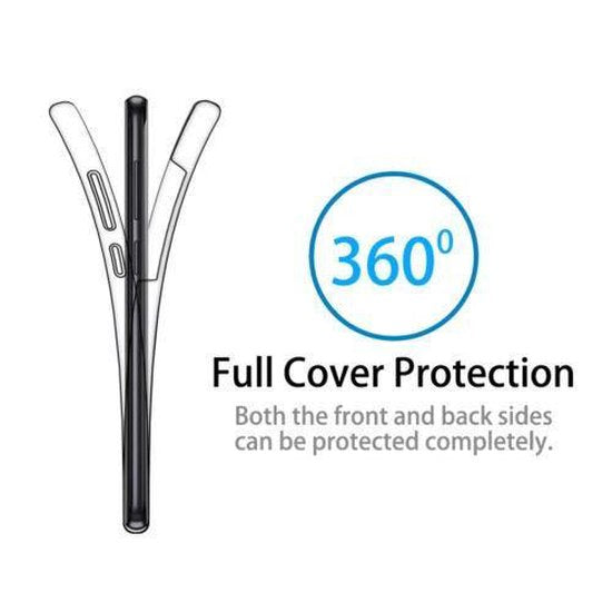 Huawei P20 Hoesjes – Dubbelzijdige 360° Case – Volledige Bescherming – Transparant-Ilumina Benelux
