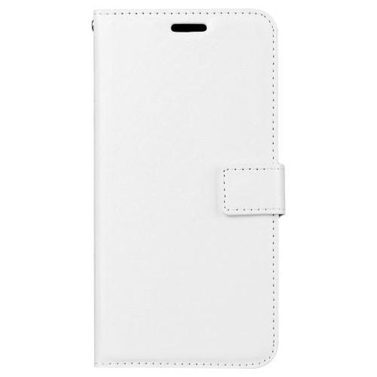Samsung Galaxy A6 2018 Hoesjes – Portemonnee Hoes – Pasjeshouder – Magneetsluiting – Wit-Ilumina Benelux