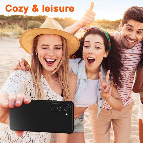 Liquid Silicone hoesje Geschikt voor: Samsung Galaxy S23 Plus Soft Touch Flexible - Roze