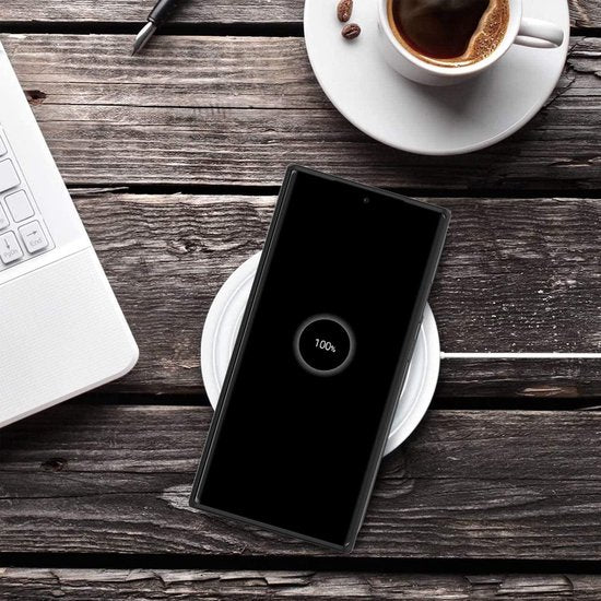 Samsung Galaxy Note 20 Ultra Hoesjes – Siliconen Backcover – Soft Silicone – Zwart