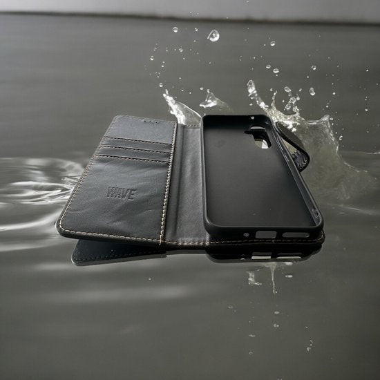 Samsung Galaxy A14 Hoesjes – Bookcase Portemonneehoes – Magneetsluiting – Pasjeshouder – Zwart-Ilumina Benelux