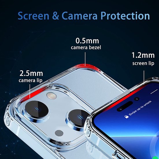 iPhone 14 Hoesjes – Siliconen Backcover – Schokbestendig – MagSafe – Transparant-Ilumina Benelux