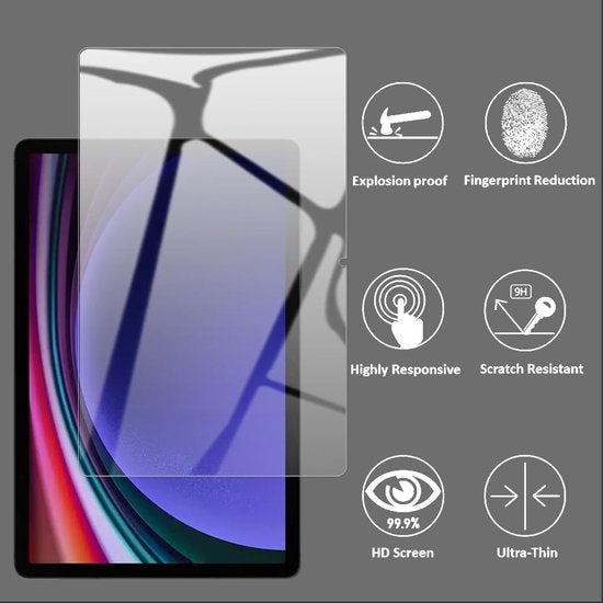 Screenprotector – Geschikt voor Samsung Galaxy Tab S11 Ultra/S10 Ultra/Tab S9 Ultra – Gehard Glas – Anti-kras – 14.6 Inch – 3x-tabletscreenprotectors-Ilumina Benelux