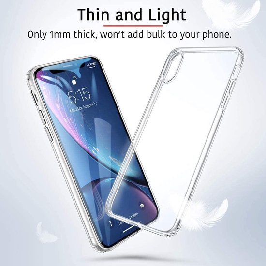 iPhone XR Hoesjes – Siliconen Backcover – Soft Silicone – Transparant-Ilumina Benelux