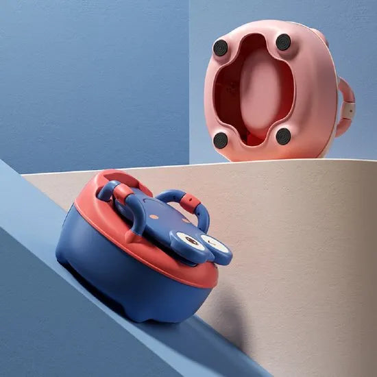 Plaspotje peuter - Toilettrainer met deksel - Kind WC verkleiner - Voor jongen & meisje - Blauw-Ilumina Benelux