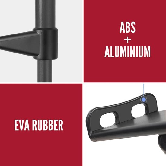 Tablethouder auto hoofdsteun – Tablet- en Telefoonhouder – Geschikt voor iPad/iPhone/Samsung Galaxy Tab – Set van 2 – Zwart
