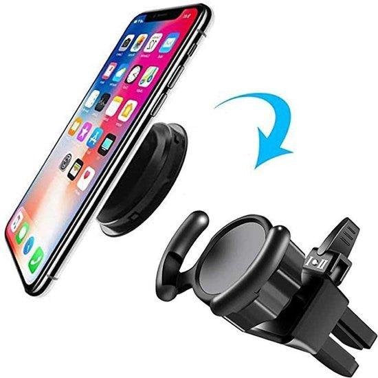 Telefoonhouder auto – Ventilatierooster montage – Universeel – Stevige grip – Zwart-Telefoonhouders-Ilumina Benelux