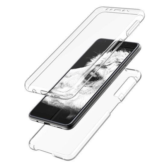 Samsung Galaxy A5 2017 Hoesjes – Dubbelzijdig 360° Full Cover – Transparant – Schokbestendig – Helder Transparant