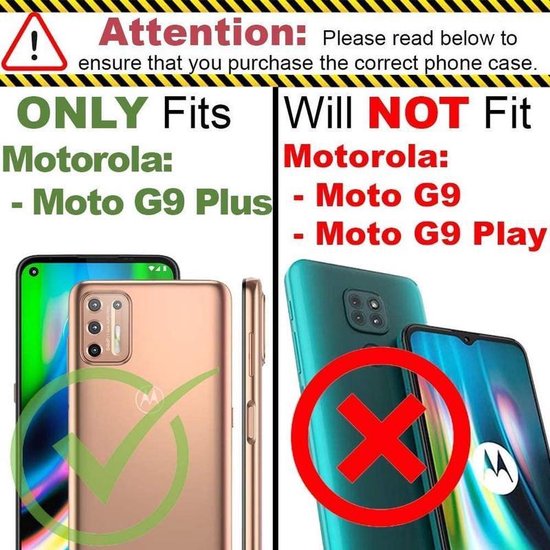 Motorola Moto G9 Plus Hoesjes – Siliconen TPU Backcover – Schokbestendig – Inclusief 3x Screenprotector – Zwart-Ilumina Benelux