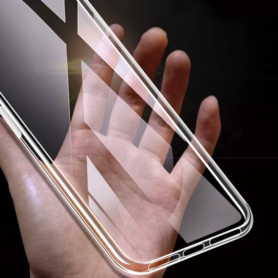 Nokia 3.4 Hoesjes – Soft TPU Siliconen Backcover – 2x Gehard Glas Screenprotector – Transparant-Ilumina Benelux