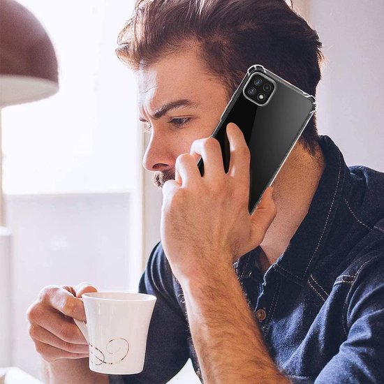 Samsung Galaxy A22 4G Hoesjes – Siliconen Backcover – Schokbestendig – Flexibel – Transparant-Ilumina Benelux