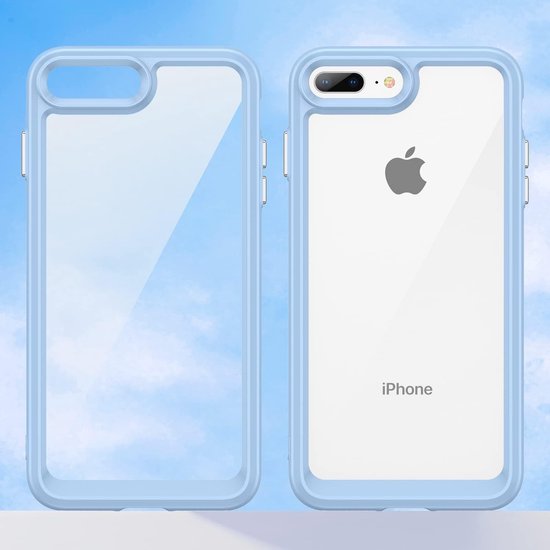 iPhone 7/8/SE 2020/2022 Hoesjes – Hybride Backcover – Helder Acryl – Zachte TPU Bumper – Transparant-Ilumina Benelux