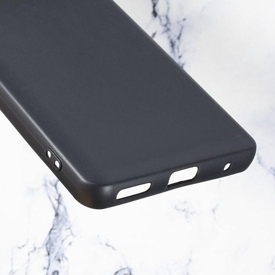 Motorola Moto G60 / G60s Hoesjes – Siliconen TPU Backcover – Schokbestendig – Zwart-Ilumina Benelux