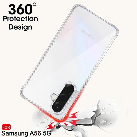 Samsung Galaxy A56 Hoesjes – Ultra-Hybrid Backcover – Schokbestendig – Crystal Clear Transparant-Ilumina Benelux