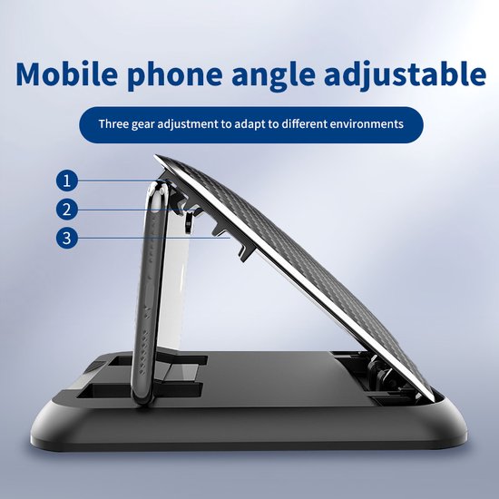 Telefoonhouder auto – Dashboard plakmontage – 360° draaibaar – Universeel voor smartphones – Zwart-Ilumina Benelux