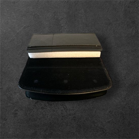 Riem holster hoes horizontale portemonnee magnetische sluiting Heuptas hoesje Geschikt voor: Samsung Galaxy A34 / A35 - zwart