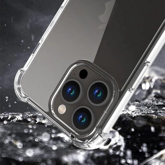 iPhone 15 Pro Hoesjes – Crystal Clear Backcover – Schokbestendig – Transparant-Ilumina Benelux