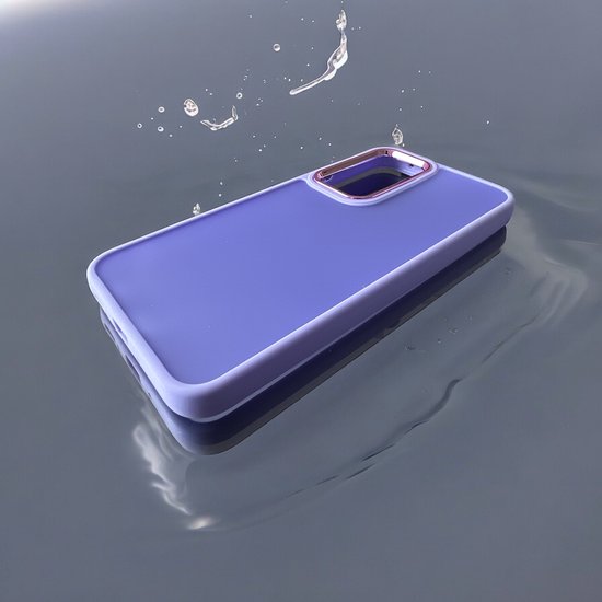 Backcover Military - Geschikt voor: Samsung Galaxy A53 5G -Stevige Case met Soft TPU-bumperranden - Paars