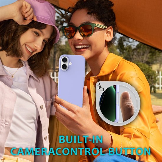 iPhone 17 Hoesjes – Liquid Siliconen Backcover – Soft Touch – Schokbestendig – Lila-Ilumina Benelux