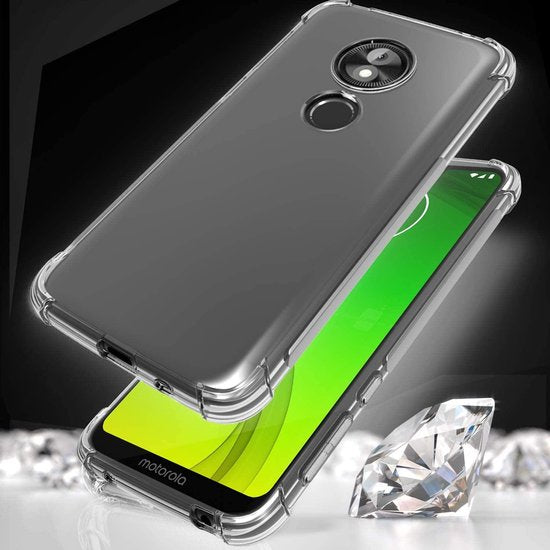 Motorola Moto G7 Power Hoesjes – Soft TPU Siliconen Backcover – Schokbestendig – Transparant-Ilumina Benelux