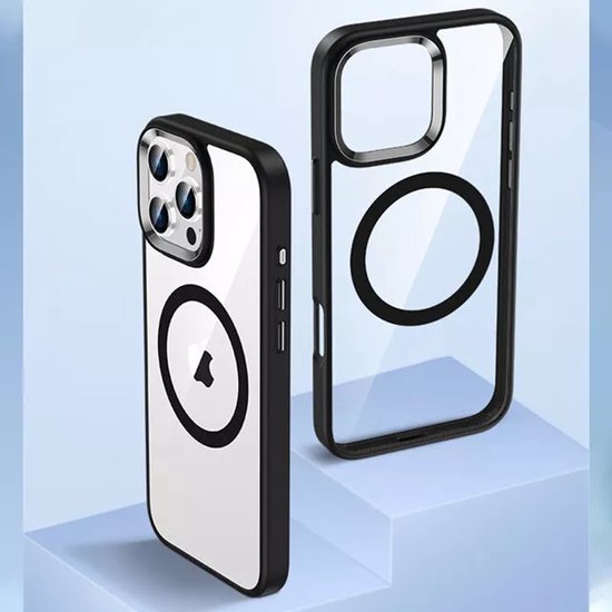 iPhone 16 Pro Max Hoesjes – Magnetische Backcover – MagSafe Compatibel – Paars-Ilumina Benelux