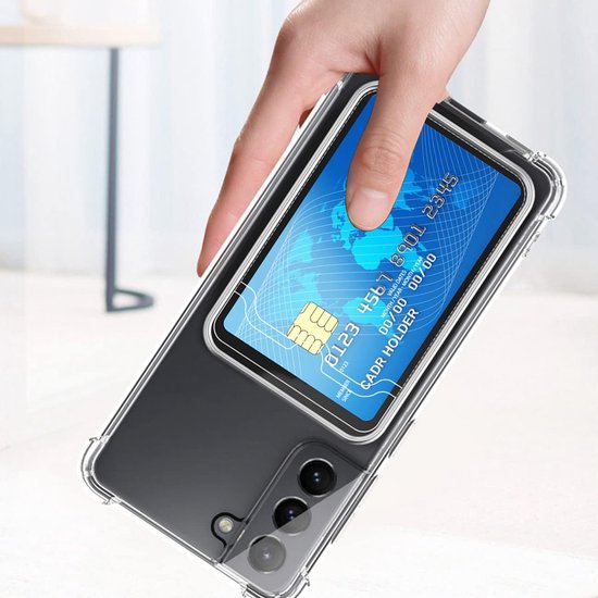 Samsung Galaxy A25 Hoesjes – Schokbestendige Backcover – Pasjeshouder – Transparant