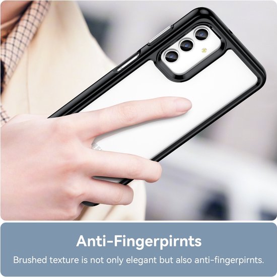 Samsung Galaxy A13 5G Hoesjes – Hybride Backcover – TPU Bumper – Harde Acryl Achterkant – Transparant-Ilumina Benelux
