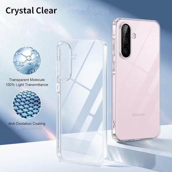 Soft Backcover Hoesje Geschikt voor: Samsung Galaxy S24 FE / Galaxy S25 FE Silicone Transparant