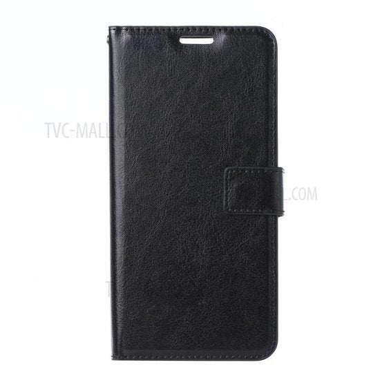 Samsung Galaxy A80 Hoesjes – Portemonnee Hoes – Pasjeshouder – 2x Gehard Glas Screenprotector – Zwart