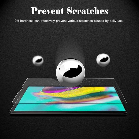 Screenprotector – Geschikt voor Samsung Galaxy Tab S6 – Gehard Glas – 0,3mm – HD Helder – 2-Pack Tempered Glas-tabletscreenprotectors-Ilumina Benelux
