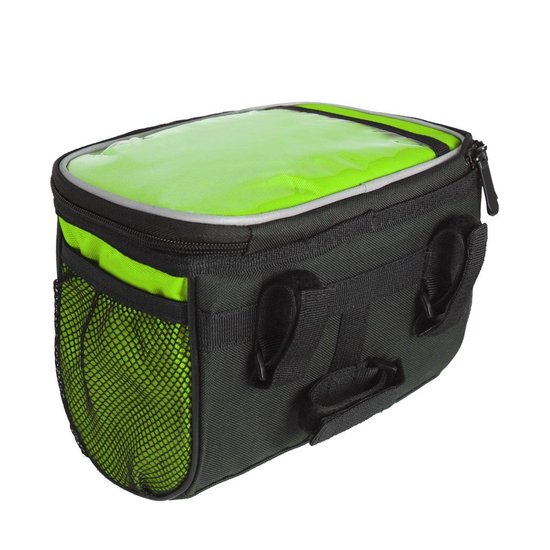 Telefoonhouder fiets – Stuurtas met kaarthouder – Waterafstotend – Groen/Zwart-Ilumina Benelux