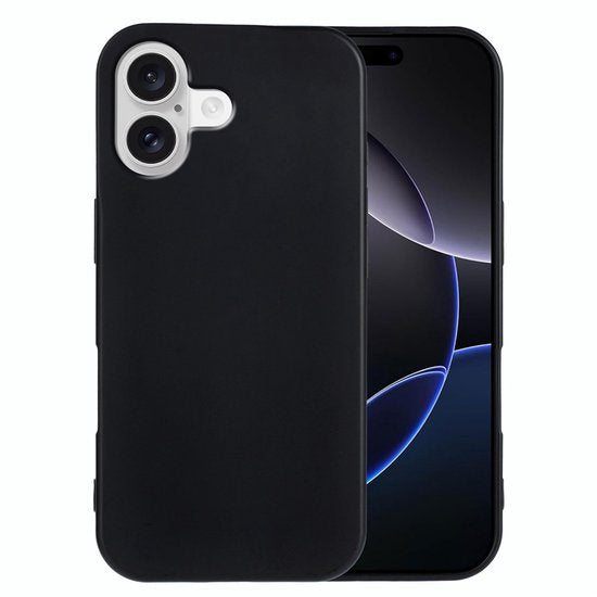 iPhone 17 Hoesjes – Siliconen Backcover – Soft Touch – Schokbestendig – Zwart-Ilumina Benelux