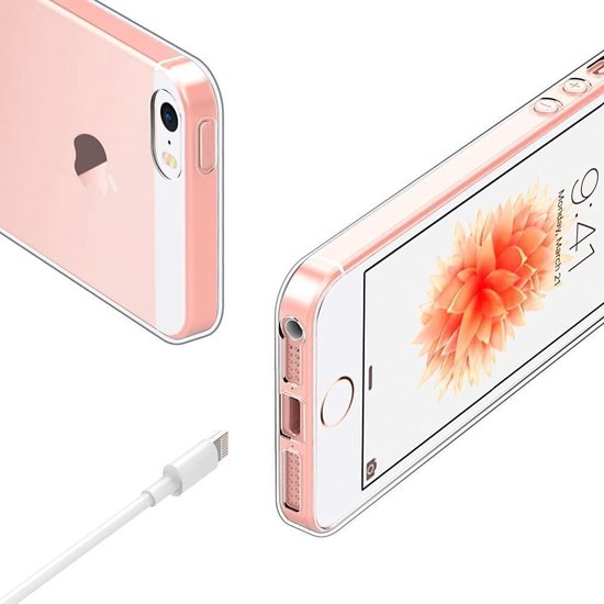 iPhone 5/5C/5S/SE Hoesjes – Soft Silicone Backcover – Flexibel – Transparant-Ilumina Benelux