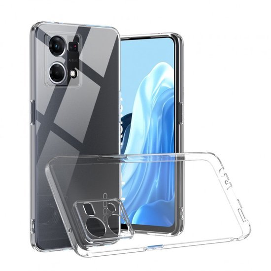 Oppo Reno 7 4G Hoesjes – Siliconen Backcover – Flexibel – Transparant – Doorzichtig-Ilumina Benelux