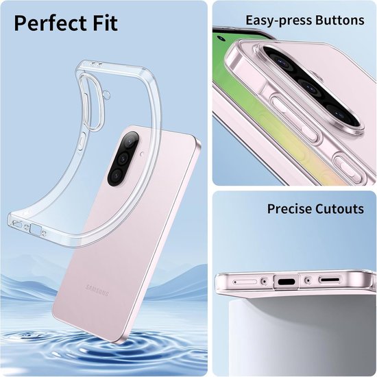 Samsung Galaxy S24 FE/S25 FE Hoesjes – Siliconen Backcover – Soft TPU – Transparant-Ilumina Benelux