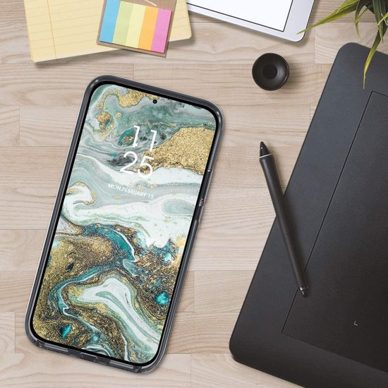 Samsung Galaxy M31S Hoesjes – Siliconen TPU Backcover – Glitter BlingBling Cover – Zwart