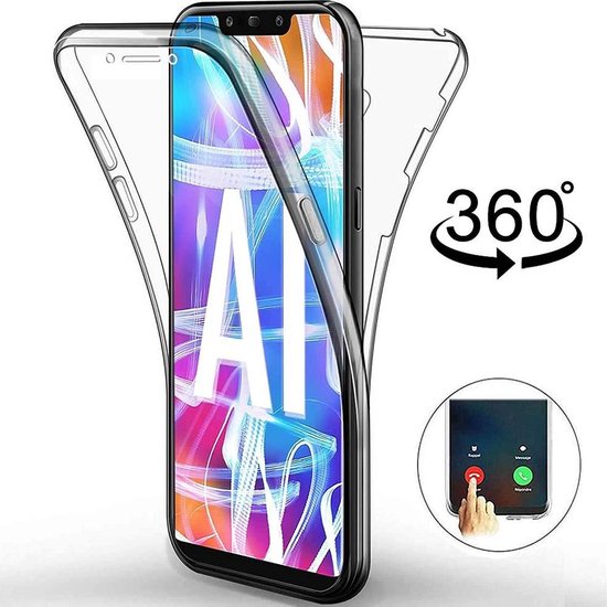 Huawei Y6 Pro 2019 Hoesjes – Dubbelzijdige 360° Backcover – Transparant – Volledige Bescherming – Transparant-Ilumina Benelux