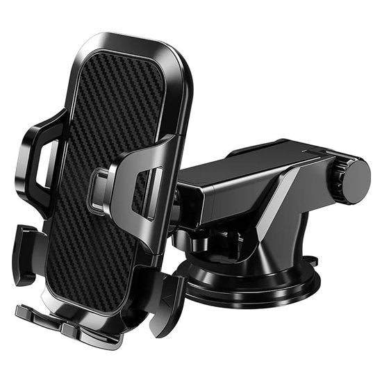 Telefoonhouder auto – Extra sterke zuignap – Dashboard & voorruit – Universeel verstelbaar – Zwart-Ilumina Benelux