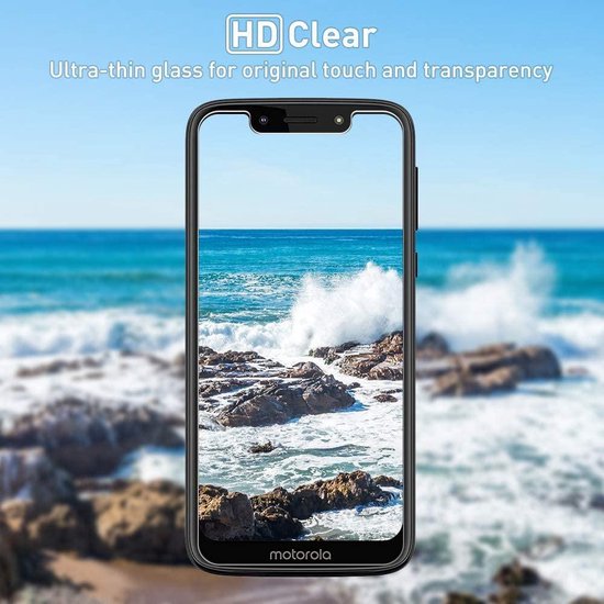 Screenprotector - Geschikt voor Motorola Moto G7 Play - 9H Glas (3-Pack)