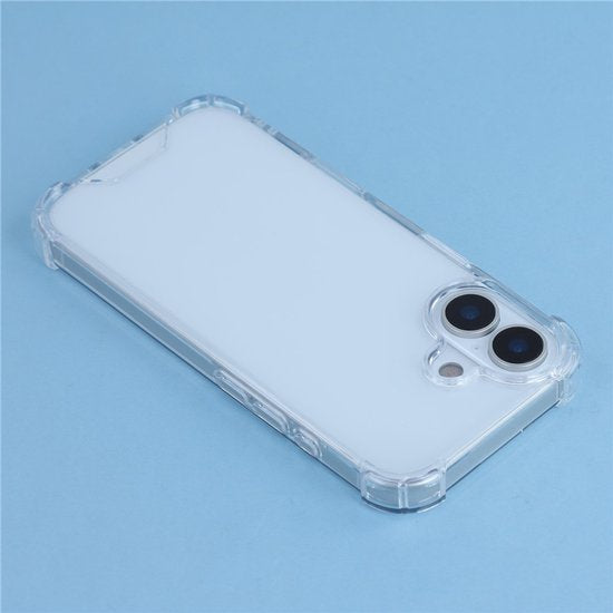 iPhone 17 Hoesjes – Schokbestendige Siliconen Backcover – Transparant – Inclusief 2x Screenprotector – Anti-kras-Ilumina Benelux