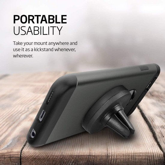 Telefoonhouder auto – Magnetische autohouder – Voor ventilatierooster – Sterke magneet – Zwart-Telefoonhouders-Ilumina Benelux